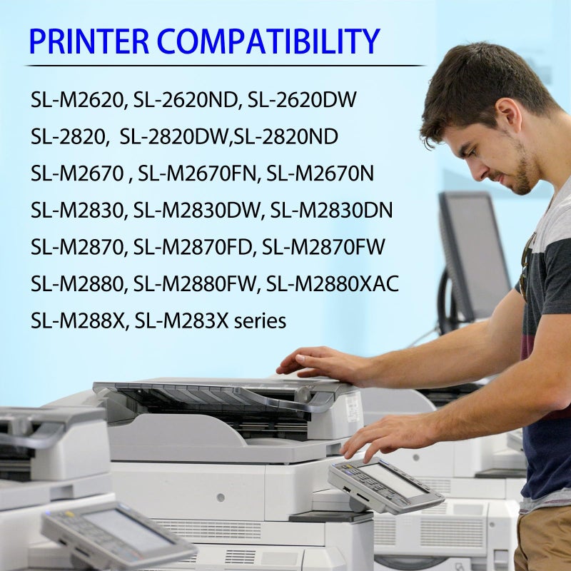 SuperInk 4 Pack MLT-D115L MLT-D115S High Yield Black Toner Cartridge Compatible for Samsung Xpress SL-M2880FW SL-M2870FW SL-M2830DW Laser Printer - Image 2